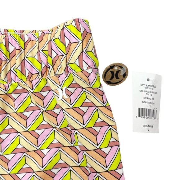 NWT HURLEY Women's City Block 2.5 Swim Short Sz Large - Picture 5 of 6